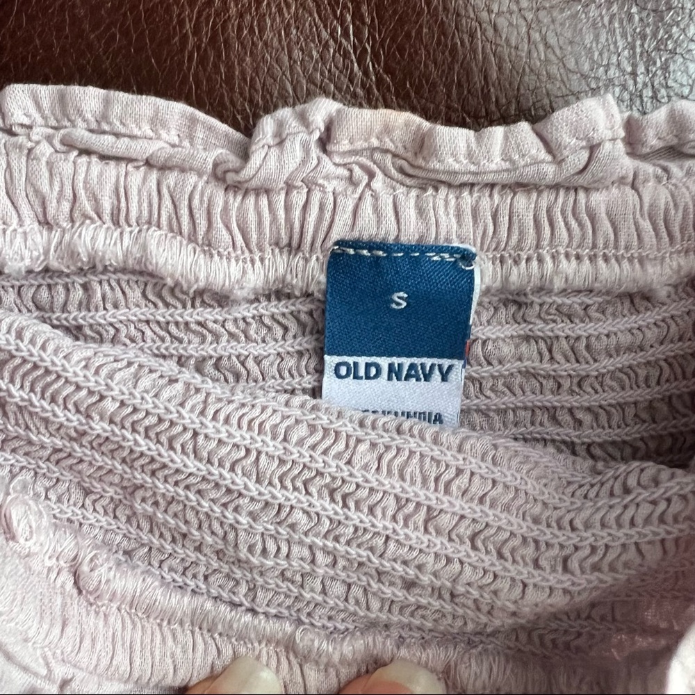 Pastel Pink Ribbed & Flowy Top - Picture 7 of 7